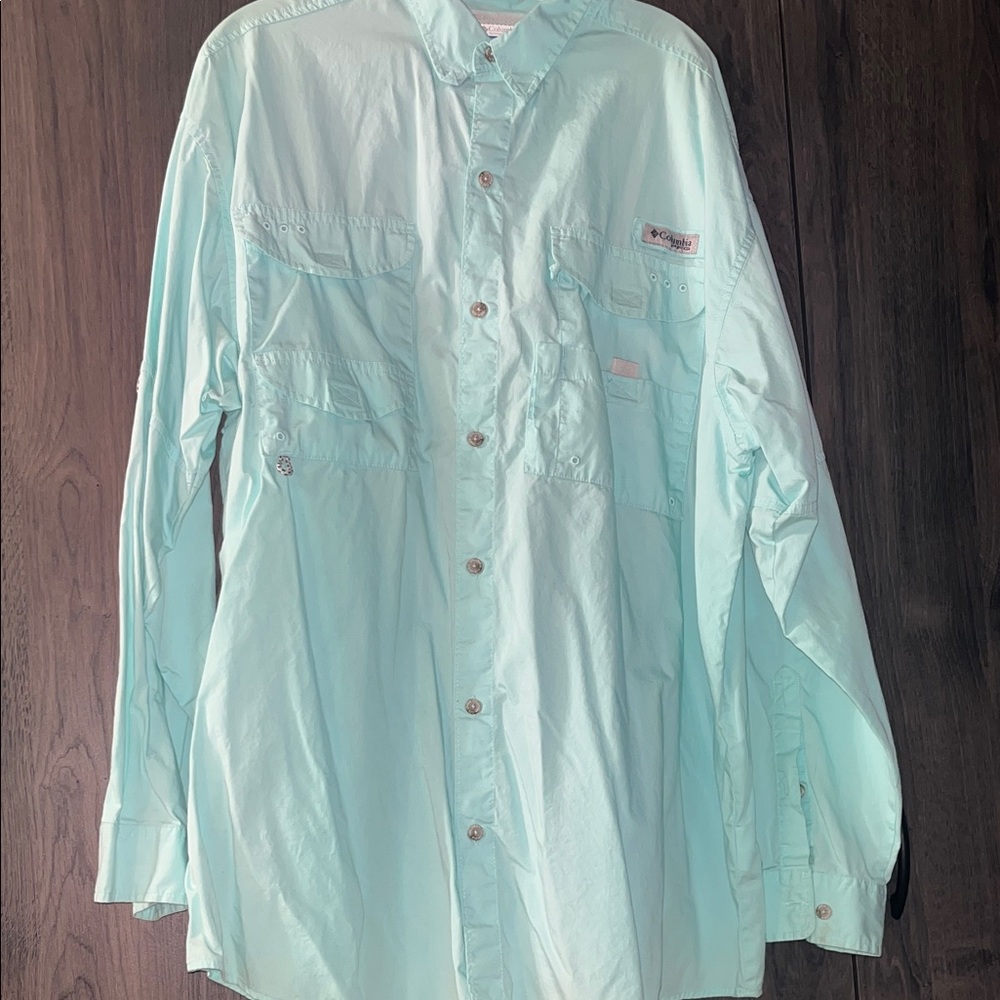 Columbia Long Sleeve PFG Shirt Size XL